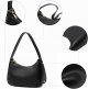 Shoulder Bags for Women, Cute Hobo Tote Handbag Mini Clutch Purse with Zipper Closure