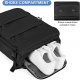 Casual Daypack Small Hiking Backpack Black